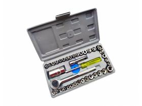 Kit ferramentas maleta basicas soquetes c/ 40pçs bom-3906