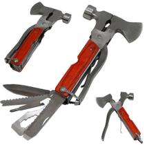 Kit Ferramentas Martelo 11 em 1 Aço Inox + Bolsa Kit Ferramentas Martelo 11 em 1 Aço Inox + Bolsa