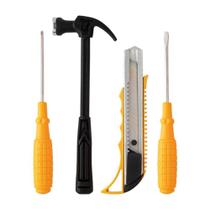 Kit Ferramentas Martelo Estilete Fendas Philips Hutz Aço