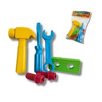 Kit Ferramentas Mecânico Plástico - 6 peças Kit Ferramentas Mecânico Plástico - 6 peças