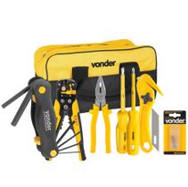 Kit Ferramentas Para Eletricista Reparos Profissional com Bolsa Vonder