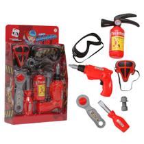 Kit Ferramentas Pequeno Marceneiro Construtor 4170 Pica Pau