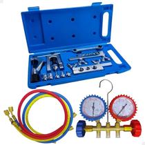 Kit Ferramentas Refrigeração Manifold Flangeador Cortador