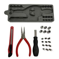 Kit Ferramentas Set 21 Peças Com Alicate Chaves Estilete Kit Ferramentas Set 21 Peças Com Alicate Chaves Estilete