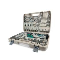 Kit Ferramentas Soquete Catraca Chave Manual 150 Peças Cr-v