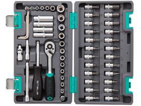 Kit Ferramentas Stels 57 Peças - 14101 com Catraca