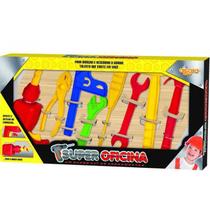 Kit Ferramentas Super Oficina c/ 8 Peças - Alligra Brinquedos