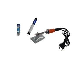 kit ferro de solda 60w 110v + estanho + sugador de solda kit ferro de solda 60w 110v + estanho + sugador de solda