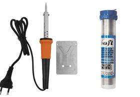 Kit Ferro de Solda com Suporte E Tubo de Solda 60W 220V
