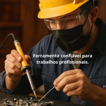 Kit Ferro De Solda Estanho Pasta Soldador Soldagem Profissional Reparos Resistente 40w 110v Kit Ferro De Solda Estanho Pasta Soldador Soldagem Profissional Reparos Resistente 40w 110v