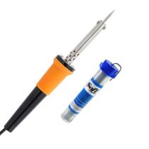 Kit Ferro De Solda Profissional 60w Com Tubo De Estanho 25g 4m