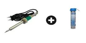 Kit Ferro Solda Sc60 50w 127v Hikari Plus + Solda Cobix 1mm