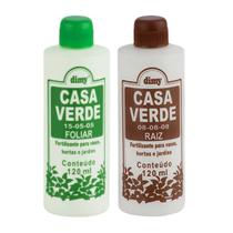 Kit Fertilizante Casa Verde Foliar + Casa Verde Raiz Dimy - 120ml