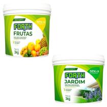 Kit Fertilizante Forth Jardim e Forth Frutas NPK+9