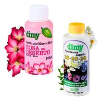 Kit Fertilizantes Adub0 10-10-10 Rosa Do Deserto 120ml Dimy Kit Fertilizantes Adub0 10-10-10 Rosa Do Deserto 120ml Dimy
