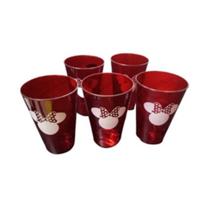 Kit Festa 10 Copos Minnie Acrílico Vermelho 450ml Kit Festa 10 Copos Minnie Acrílico Vermelho 450ml