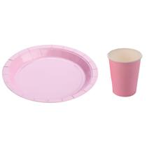 Kit Festa 10 Pratos + 10 Copos De Papel Ecológico Várias Cores - Original Silver Kit Festa 10 Pratos + 10 Copos De Papel Ecológico Várias Cores - Original Silver