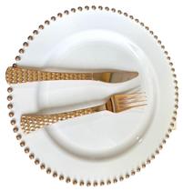 Kit Festa 12 Pratos E 12 Talheres De Jantar Bolinhas Rose