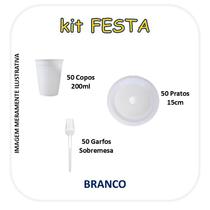 Kit festa 150pcs amarelo