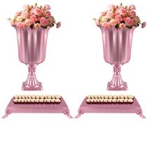 Kit Festa 2 Bandejas e 2 Vasos - Kit Mesa De Aniversário - Bandeja Para Doce Kit Festa 2 Bandejas e 2 Vasos - Kit Mesa De Aniversário - Bandeja Para Doce