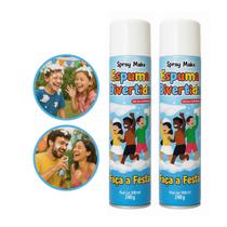 Kit Festa 2x Spray Espuma Divertida Make 400ml Kit Festa 2x Spray Espuma Divertida Make 400ml