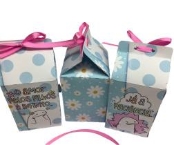 Kit Festa 30 Caixinha Milk Mãe Decoração Lembrancinha