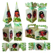 Kit Festa 50 Lembrancinhas Decorativa Princesa e o Sapo Cute