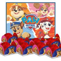 Kit festa 51 peças descoração Patrulha Canina completa COR Kit festa 51 peças descoração Patrulha Canina completa COR