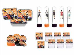 Kit Festa Anime Haikyuu 120 peças (30 pessoas)