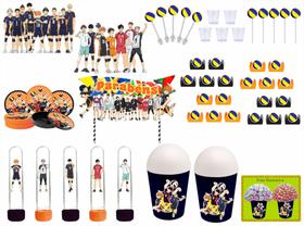 Kit Festa Anime Haikyuu 155 peças (20 pessoas)