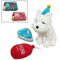 Kit Festa Aniversário Cachorro Pet Zippy Paws Birthday Box