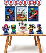 Kit Festa Aniversário Só 1 Bolinho Brawl Stars Kit Festa Aniversário Só 1 Bolinho Brawl Stars