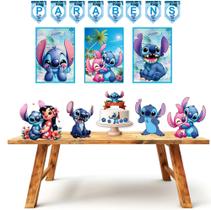 Kit Festa Aniversário Só 1 Bolinho Lilo e Stitch Az Kit Festa Aniversário Só 1 Bolinho Lilo e Stitch Az