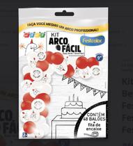 Kit festa Arco de Balões Bexiga Desconstruídos Festa Flork Meme Festcolor - Inspire sua Festa Loja