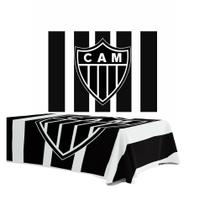 Kit festa Atlético Mineiro Decoração Toalha+ Painel temático Kit festa Atlético Mineiro Decoração Toalha+ Painel temático
