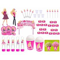 Kit Festa Barbie 255 peças (30 pessoas)