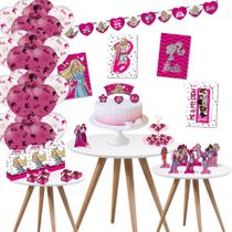 Kit Festa Barbie Decoração Festa Infantil Aniversario 90 UN Kit Festa Barbie Decoração Festa Infantil Aniversario 90 UN