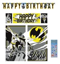 Kit Festa Batman - Banner e Pano de Fundo Inclusos