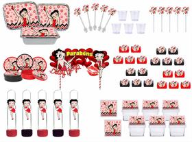 Kit festa Betty Boop 191 peças (20 pessoas)