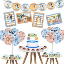 Kit Festa Bluey - Decoração Completa Para Festas Infantis - Festcolor