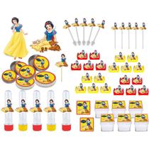 Kit festa Branca de Neve 107 peças (10 pessoas) - Produto artesanal