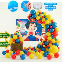Kit festa Branca de neve Decoração Aniversário Painel+ balão Kit festa Branca de neve Decoração Aniversário Painel+ balão