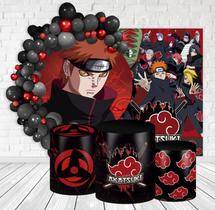 Kit Festa Casado Painéis + Capa Para Cilindros Akatsuki-IMPAKTO VISUAL Kit Festa Casado Painéis + Capa Para Cilindros Akatsuki-IMPAKTO VISUAL