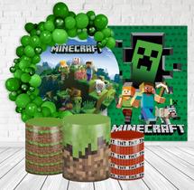 Kit Festa Casado Painéis + Capa Para Cilindros Bloquinhos de Jogos -IMPAKTO VISUAL