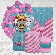 Kit Festa Casado Painéis + Capa Para Cilindros LOL- IMPAKTO VISUAL Kit Festa Casado Painéis + Capa Para Cilindros LOL- IMPAKTO VISUAL