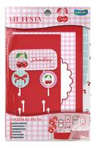 Kit Festa Cereja Festcolor - Cerejinha 62 Itens Kit Festa Cereja Festcolor - Cerejinha 62 Itens