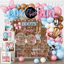 Kit Festa Cocomigo 299 Peças Botas ou Laços Revelação de Gênero