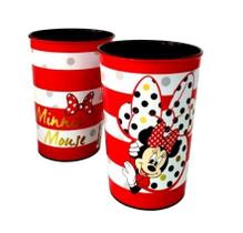 Kit Festa Com10 Copos Personalizados Minnie Mouse Infantil 320ml