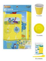 kit Festa Completa Infantil Galinha Pintadinha Copos, Pratos, Colheres