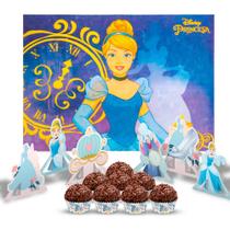 Kit festa completo 107pçs decoração Cinderela aniversário Kit festa completo 107pçs decoração Cinderela aniversário